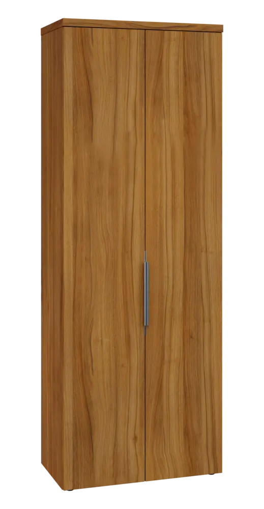 SISR 6 - 81 šatní skříň, 2-dveřová, výsuvné ramínko, 2170x800x400, ořech světlý